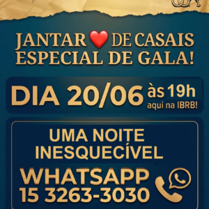 Jantar de Casais - 20/06/2026 - 19 horas
